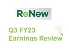 ReNew Q3 FY23 Results- Net Loss Shrinks 36%, Revenues Up 19%
