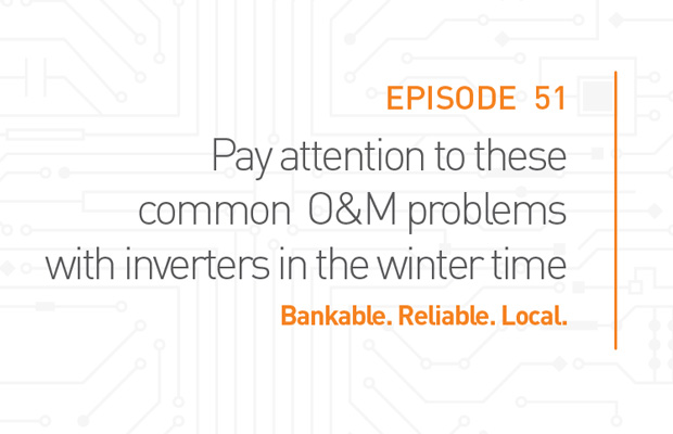 Common O&M Problems With Inverters In the Winter Time