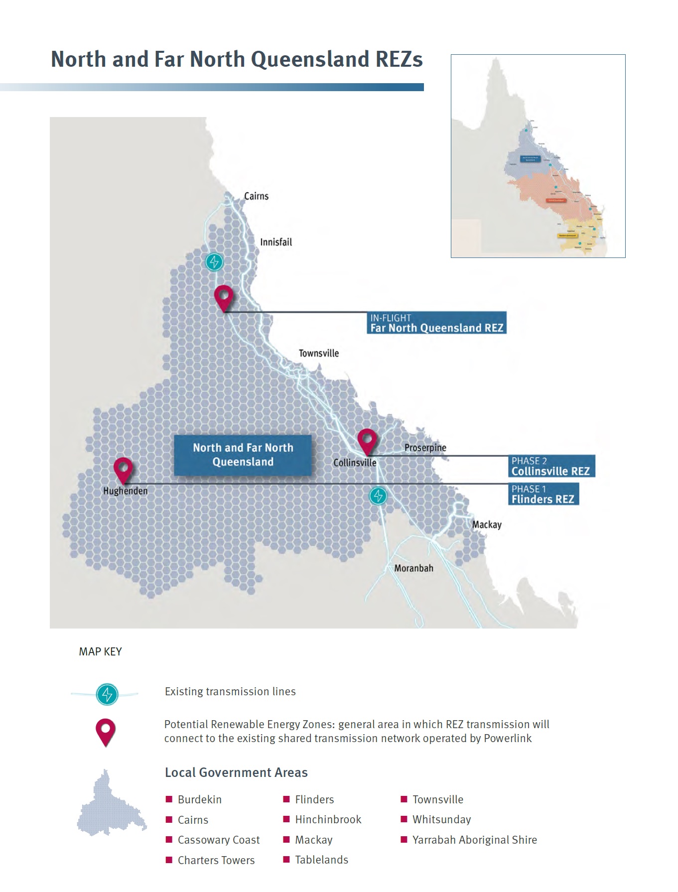 North and Far North Queensland region. Source: Queensland Renewable Energy Zone Roadmap 2023