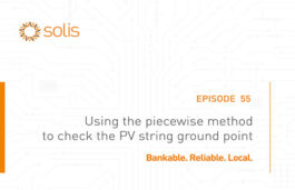 Using the Piecewise Method to Check the PV String Ground Point