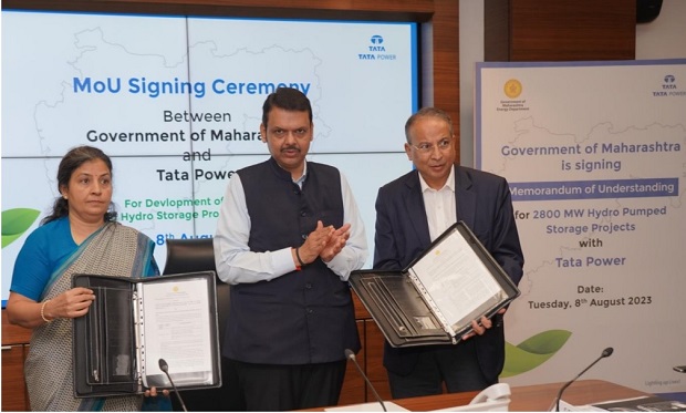 Tata Power Signs MoU With Maharashtra For 2800 MW of PSP