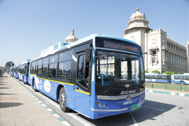Tata Motors Electrifies Bengaluru With The Delivery Of 100 New Electric Buses