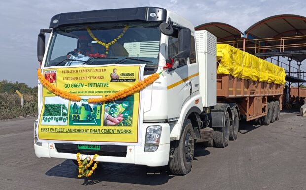 UltraTech Introduces Five Electric Trucks For Clinker Transportation