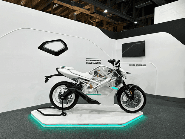 Raptee showcases the world's first high-voltage e-motorcycle technology