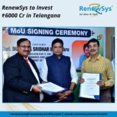 RenewSys Ink MoU with Telangana For Rs 6,000 Crore Investment in Solar Manufacturing