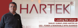 Hartek Group Appoints Sanjay Kumar As CEO for Power & Renewable Infra Business