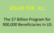 US Announces $7 Billion Solar For All Program For Rooftop Solar