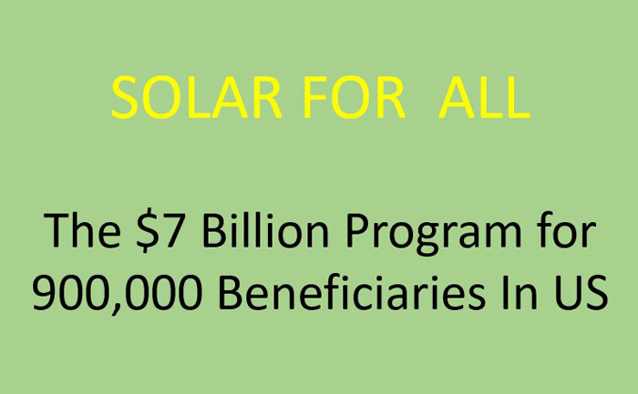 US Announces $7 Billion Solar For All Program For Rooftop Solar