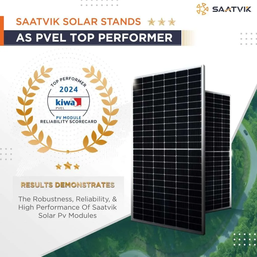 Saatvik Solar Secures Position As Kiwa PVEL Top Performer