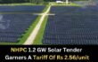 NHPC 1.2 GW Solar Bid Garners A Tariff Of Rs 2.56/unit