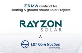 Rayzon Solar Secures 216 MW PV Module Supply Orders From L&T