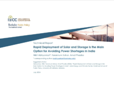 Solar-Storage Can Avert India’s 40 GW Power Shortage By 2027: Berkeley