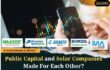 Public Capital and Solar Firms- Made For Each Other?