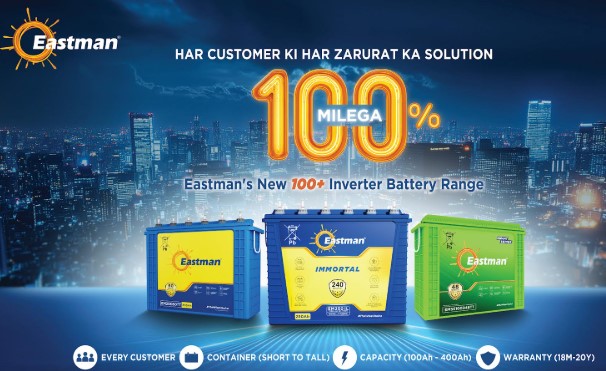 Eastman Launches Largest Inverter Battery Range