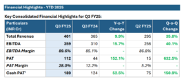 Acme Solar Holding Financial Highlights