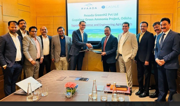 Avaada Partners with Casale For 1,500 TPD Green Ammonia Plant in Odisha