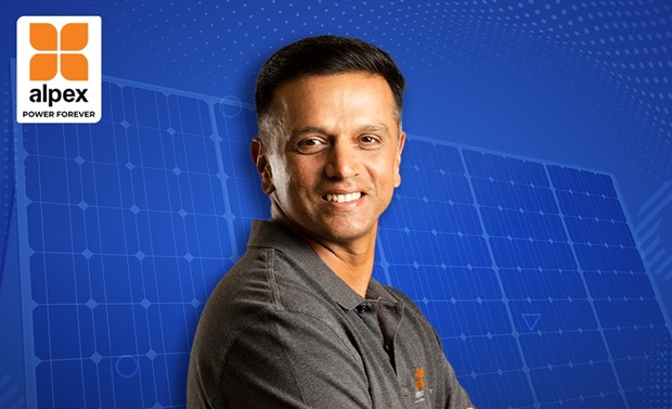 Alpex Solar Ropes In Rahul Dravid As Its Brand Ambassador