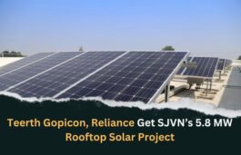 Teerth Gopicon, Reliance Win SJVN’s 5.8 MW Rooftop Solar Bid