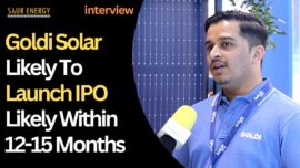 Goldi Solar To Launch IPO Likely Within 12-15 Months