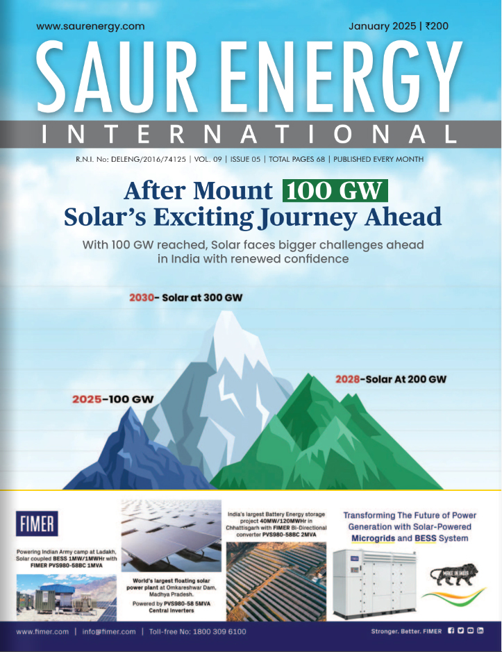 Saur Energy International Magazine January 2025- After 100GW, Solar’s Exciting Journey Ahead