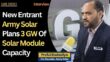 New Entrant-Army Solar Aims 3 GW Of Module Production 