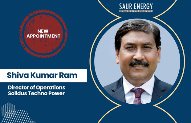 Solidus Techno Power Appoints Shiva Kumar Ram As Director Of Operations