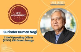 KPI Green Energy Appoints Surinder Kumar Negi As New COO