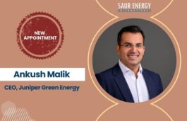Juniper Green Energy Appoints Ankush Malik As Its New CEO