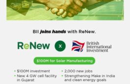 ReNew Bags $100 Mn BII Funding For Solar Manufacturing in India