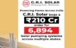 CRI Solar Gets ₹210 Cr Orders for 6,894 Pumps In Three Agri States