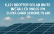J&K Installs 22.5 MW of Rooftop Solar Across 6,121 Buildings