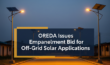 OREDA Issues Empanelment Bid for Off-Grid Solar Applications