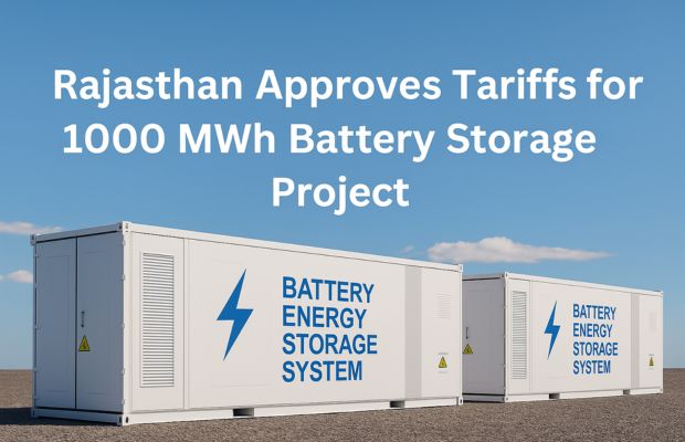 RERC Approves Tariffs for 1000 MWh BESS in Rajasthan