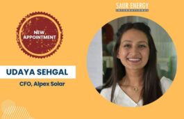 Udaya Sehgal Is New CFO At Alpex Solar