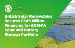 BSR Secures GBP 345 Million for Solar and Battery Projects