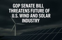 GOP Senate Bill Threatens Future of US Wind and Solar Industry