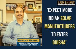 Expect More Solar Manufacturers To Enter Odisha: Hemant Sharma