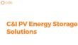 Solis Seminar On C&I PV Energy Storage Solutions